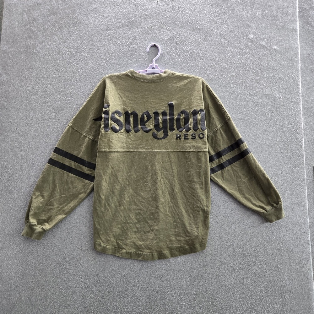 Disney Parks x Spirit Jersey Men Shirt S Green Disneyland Resort‎ Spellout Logo
